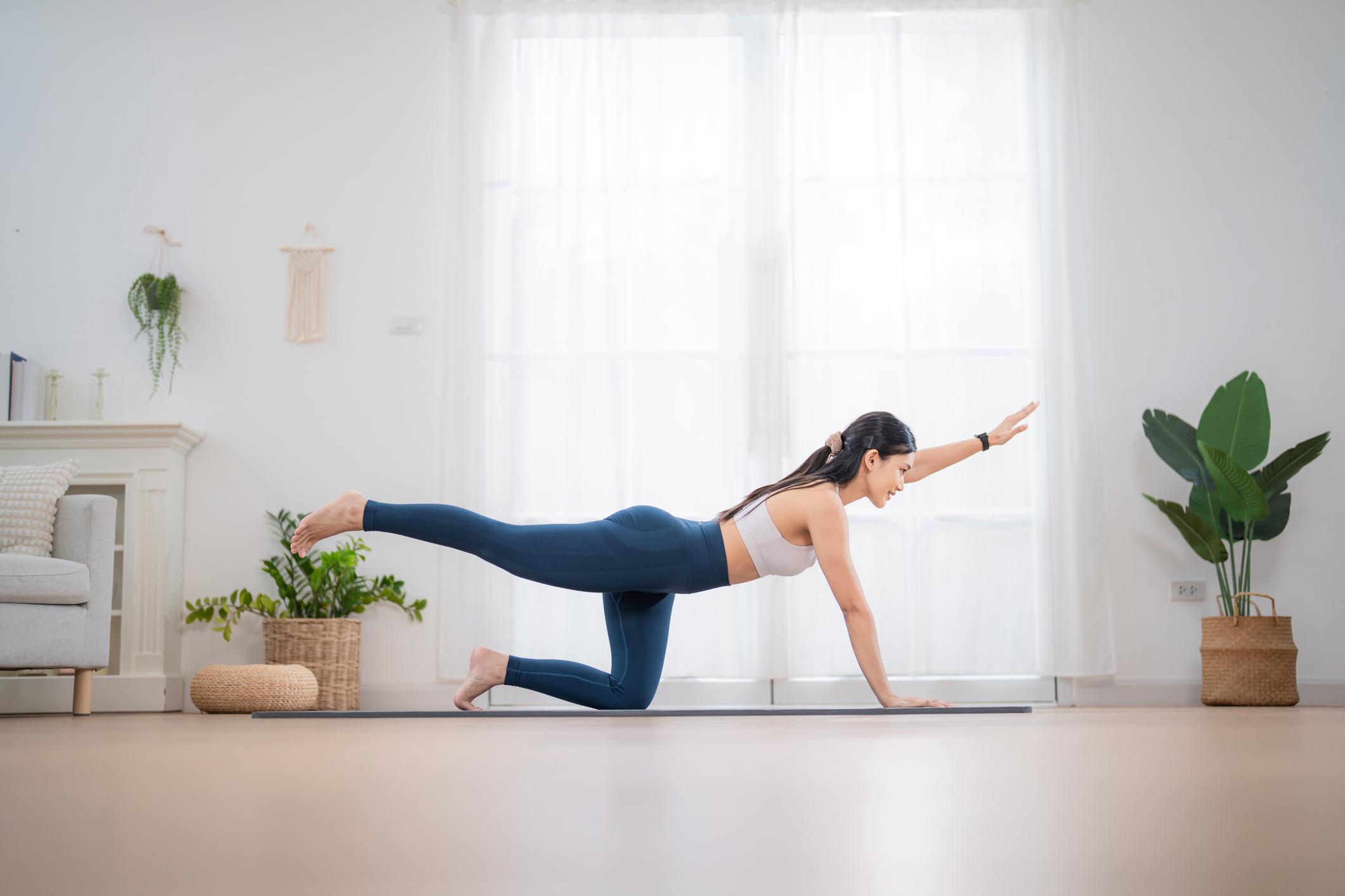 morning stretching fitness routine healthy lifestyle