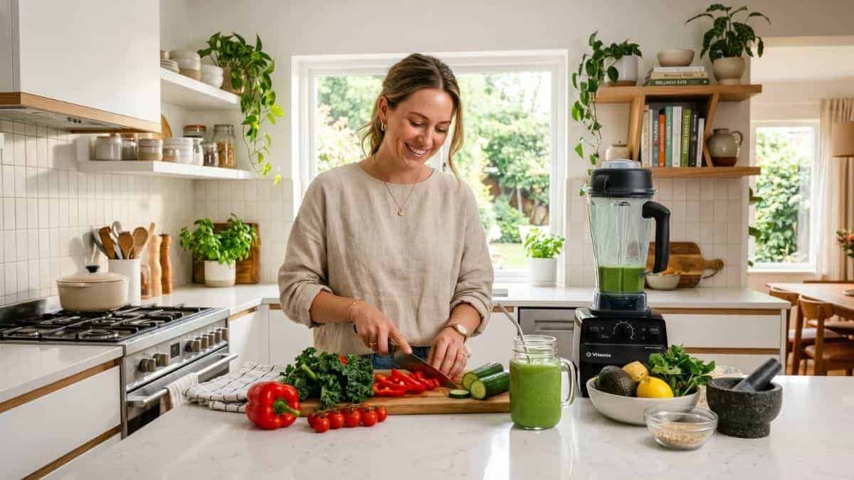 Healthy meal prep and fitness routine for busy moms